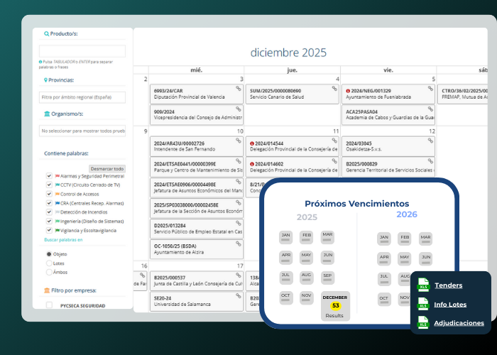 planificacion licitaciones