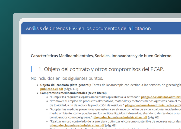 factores esg controlados con ia we tender